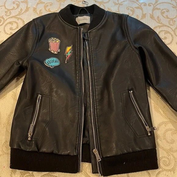 Zara Jackets Coats Zara Bomber Style Girls Faux Leather